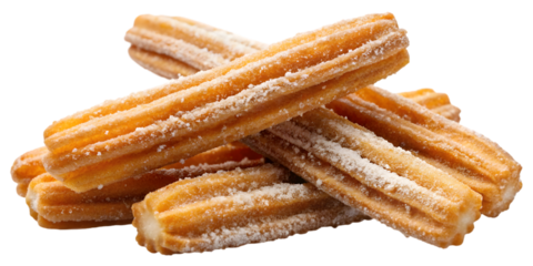 crackers on white background