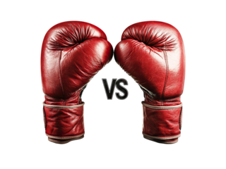 poster of fighting boxing gloves