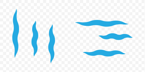 Obraz premium Windy icon Flat art in black and Transparent isolated. Wind icon. Windy icon linear logo isolated. EPS 10. 