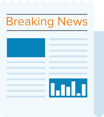 press release flat web icon concept
