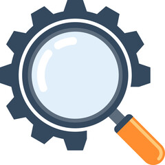 search engine optimization flat web icon concept
