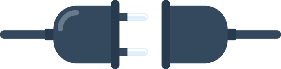 plug-in flat web icon concept