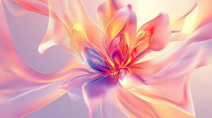 abstract background with artistic floral arrangement and light glowing effects, colorful and elegant, cheerful and decorative, modern layout