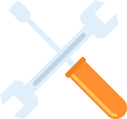 settings flat web icon concept