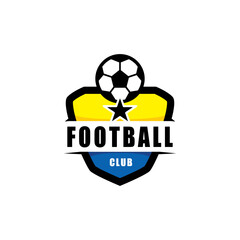 logo academy football club soccer club league vector