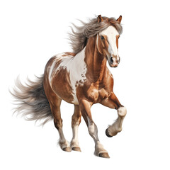 High Quality PNG Cutout Photo of a Horse Realistic Full Body Wildlife Image