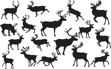 Reindeer Silhouettes