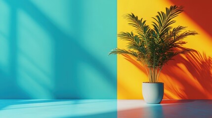 A vibrant mockup showcasing a sleek, eye-catching Standee Rollup Banner, its surface adorned with a minimalist design, ready to be customized with your brand is logo and message.