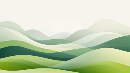 Obraz premium abstract background with spring landscapes and lush green grass, natural textures, fresh and calming, minimalist and elegant