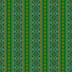 Beautiful retro seamless pattern design by geometric 