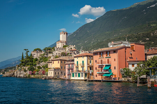 Malcesine is a comune on the eastern shore of Lake Garda in the Province of Verona in the Italian region Veneto, Italy