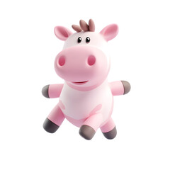 Naklejka premium A visually appealing animal icon in 3D, ideal for branding and app interfaces