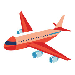 vector illustration of airplane