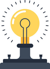 idea flat web icon concept