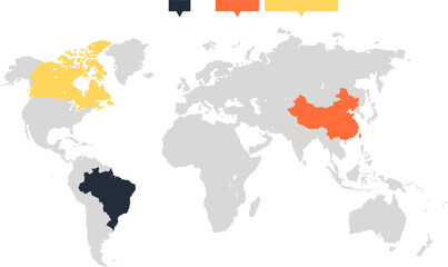 Business flat web icon concept