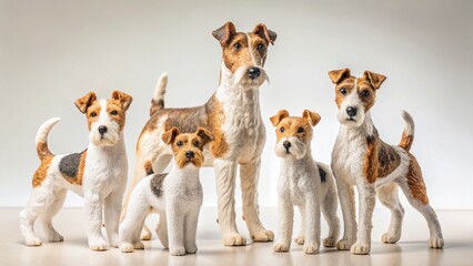 Charming Fox Terrier Figurines: Home Decor & Collectible Display Ideas