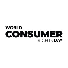 World consumer rights day poster concept. 15 march, poster vector, World Consumer Rights Day is celebrated on March 15th Paper cut design Vector Design for banner.