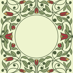 Floral Ornament Frame