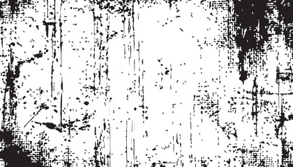 Grunge black and white seamless pattern. Monochrome abstract texture. Grunge Texture.