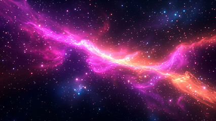 Colorful Space Nebula