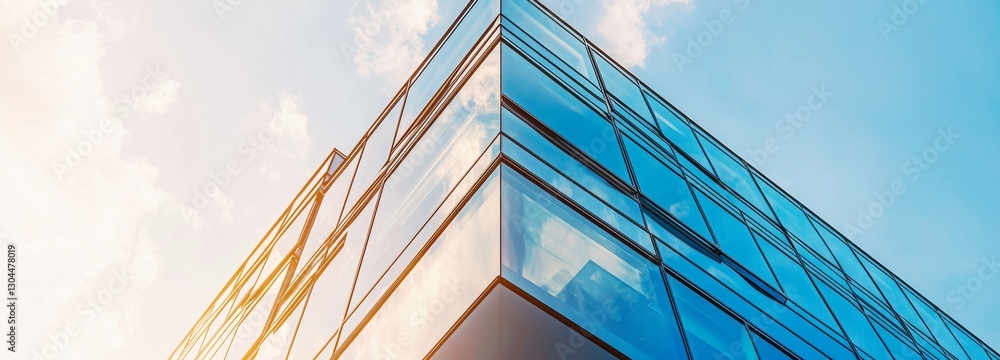 Poster d computer-generated images of xiandi ah business office building
