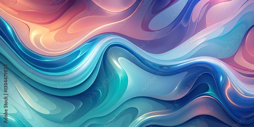 Poster stylish abstract background with fluid liquid patterns and vibrant color transitions for creative pr