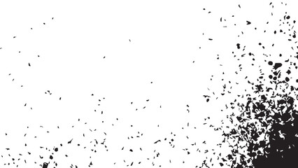 Black and white Grunge Grainy texture. Monochrome texture. Rough distress background. 