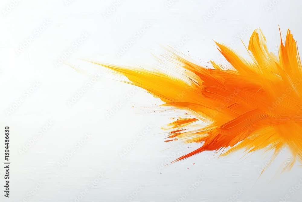 Poster dynamic splash of color on a white background featuring a comic style artistic concept with pixelate