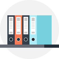 Database flat web icon