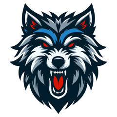 Fototapeta premium Wolf vector and illustration.