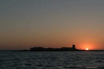 Obraz premium puesta de sol Cadiz Chiclana
