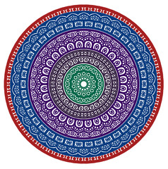 Signs and symbols. Circle pattern lotus or flower mandala art design. colorful, vintage, tradition, classic, dco, cycle, islamic, arabic, embroidery, bandana, Indian motifs, traditional, Turkish.