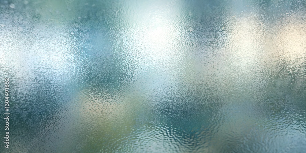 Poster frosted glass background with soft gradients creates a serene and calming atmosphere for minimalist 
