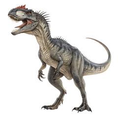 Fototapeta premium A detailed, full shot of a theropod dinosaur