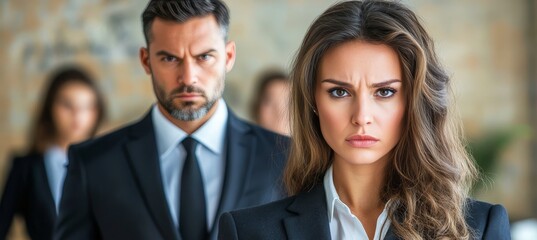 Uncomfortable Encounter Tense Workplace Dynamics, Power Imbalance, Office Harassment Thema