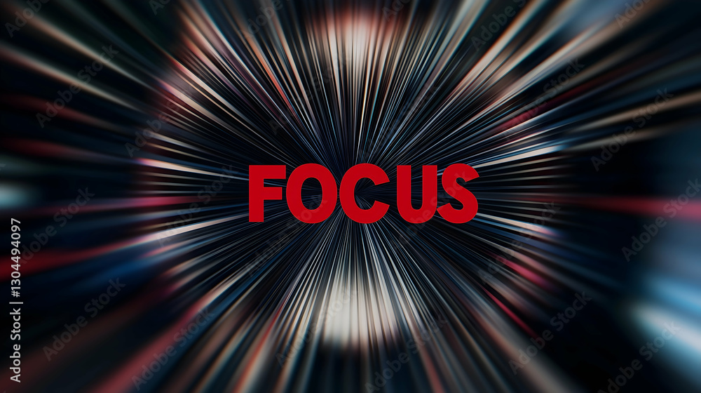 Poster a dynamic visual emphasizing the word 