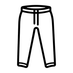 Pants icon isolated PNG transparent