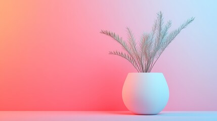 A sleek, minimalist social media mockup, featuring a vibrant gradient background, clean typography, and a prominent call to action button, ready to showcase the brand is aesthetic.