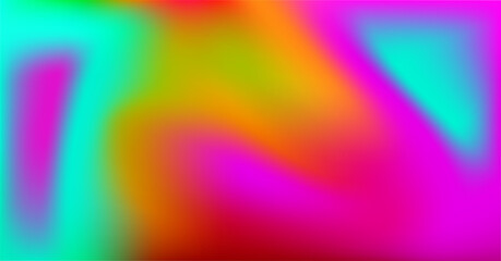 Colorful geometric abstract background fluid liquid wavy gradient flowing dynamic shapes. Modern trendy background