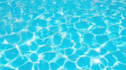 Obraz premium Azure Pool Water: Summer Serenity