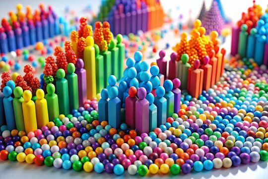 Data Distortion: Illustrative Conceptual Photo of Selection Bias in Statistics & Sampling Error