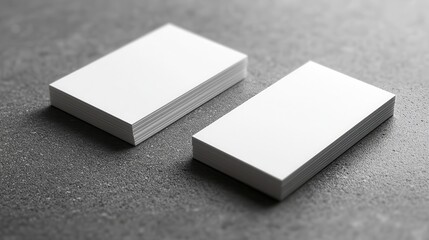 Fototapeta premium A sleek, minimalist mockup of a vertical business card, its smooth surface ready for the branding of the company it represents.