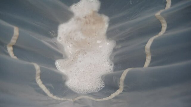 Rinsing Fine Grade Fresh Frozen Cannabis Ice Water Hash