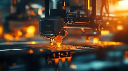 Automated industrial machine performing precision assembly.