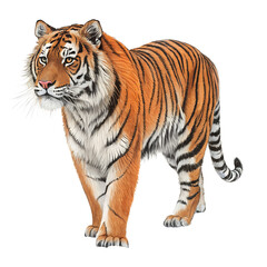 Fototapeta premium tiger background-free image