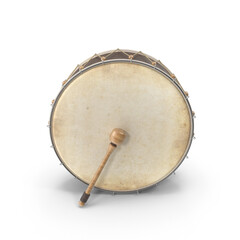 drum isolated on white background