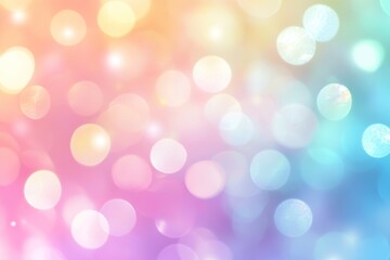 Fototapeta premium Pastel bokeh lights background.