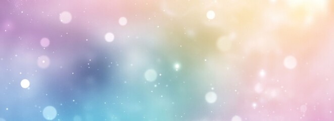 Obraz premium Pastel bokeh background with soft light and blurred circles.