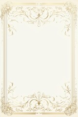 Abstract lace borders flower accents background poster template