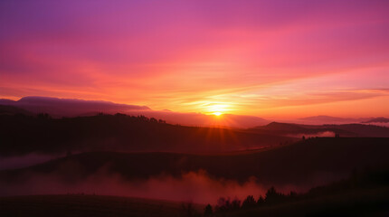 Obraz premium Sunrise & Sunset Landscapes